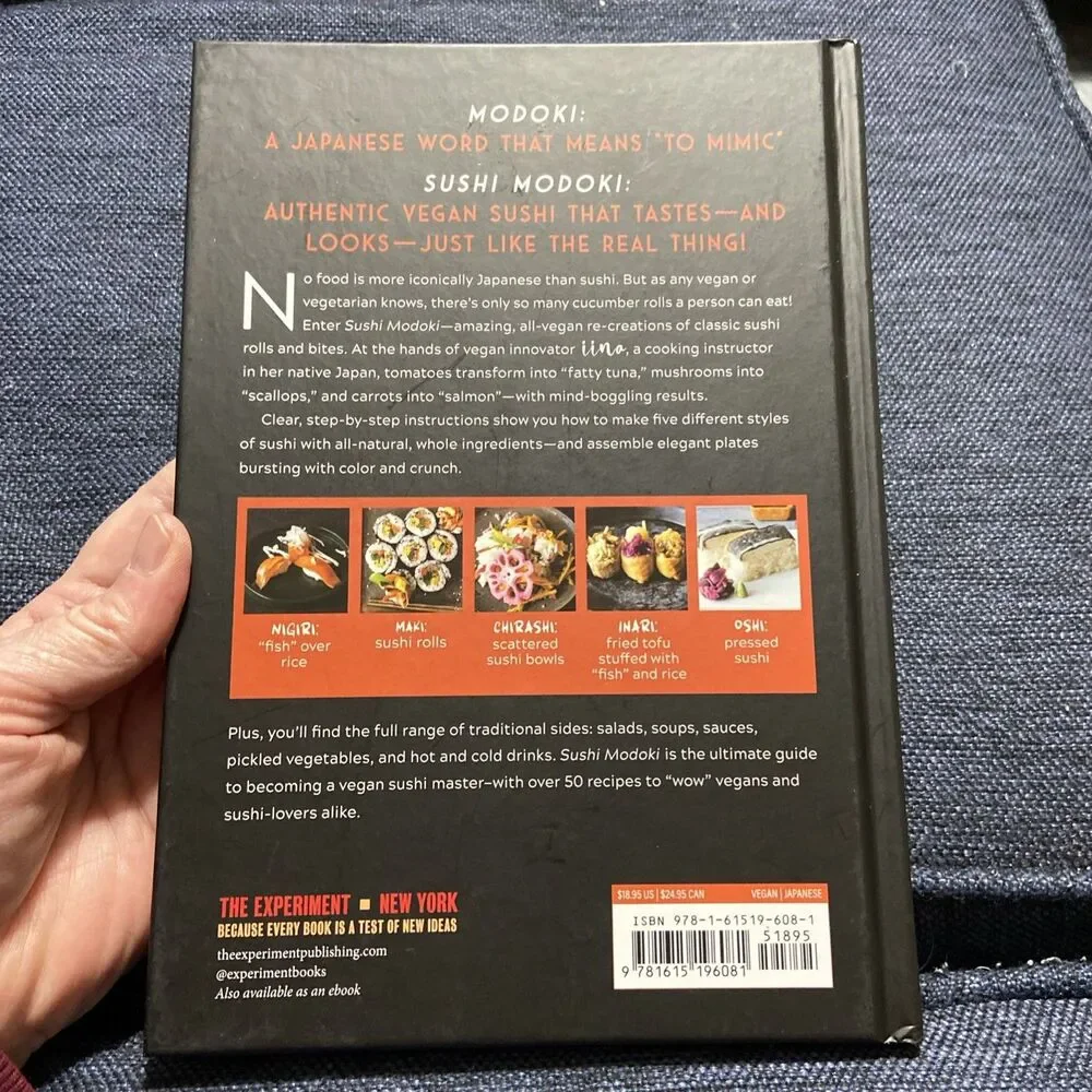 Sushi Modoki : The Japanese Art and Craft of Vegan Sushi by Iina (2019,...